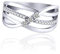 JO WISDOM Damen ring breit silber 925 mit 3A Zirkonia swarovski Verlobungsring,Schmuck für Frauen