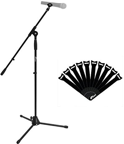 Tiger Standard Boom Microphone Stand with Cable Ties Pack