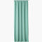 JEMIDI Vorhang Blickdicht 140x250cm - Gardine mit Kräuselband Universalband - 100% Polyester Schal lang für Wohnzimmer Schlafzimmer - Mint