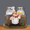 Salzstreuer, Chef Statue Salz & Pfeffer-Flaschen-Halter Ornaments Deko Tisch Resin Crafts