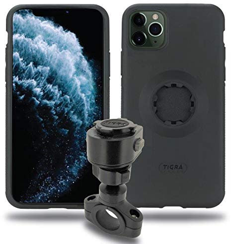 Tigra Sport Fitclick Motorrad Kit für iPhone 11 Pro Max