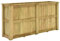 vidaXL Pin Imprégné Jardinière Surélevée 196x50x100cm Pot de Fleurs Bac à Plantes Jardin