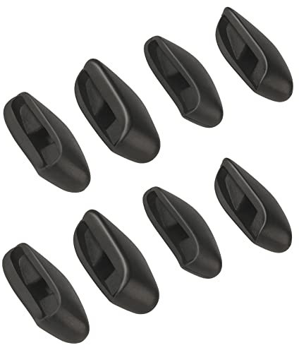 BlazerBuck Replacement Nose Pads Nose Piece for Oakley Flak 2.0 XL OO9295 OO9188 Sunglasses - Black + Black