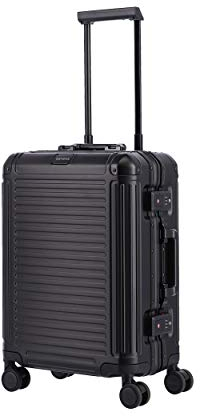 Travelite Aluminium Trolley 4 Rollen S 55 cm Next schwarz