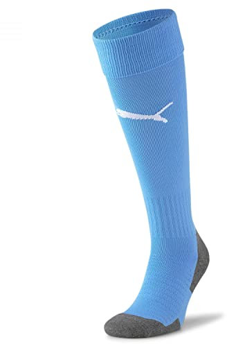 PUMA Team LIGA Socks CORE, Herren Fußballsocken, Team Light Blue-Puma White, 5 -