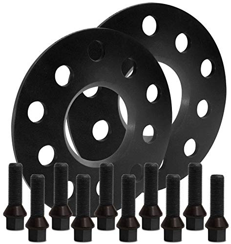 BlackLine Spurverbreiterung 10mm (5mm) mit Schrauben schwarz 5x120 72,6mm - 10206W-15_M1425KE33W