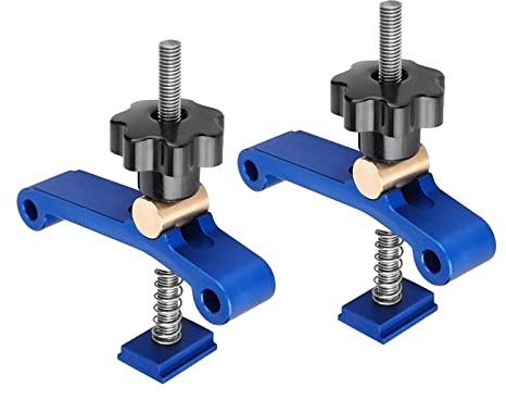 T-Nut Schiene T Nuten Klemmen Aluminiumlegierung T Schienenklemm für Holzbearbeitung (2 PCs)