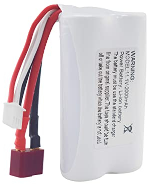 ZYGY 1PCS 11.1V 2000mAh T Plug Lithium Batterie für 210E 200E R608 2104 Brushless High Speed ​​Wasserkühlung RC Schnellboot Elektro RC Boot Modell Tumbler Spielzeugboot