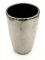 DARO DEKO Keramik Vase Silber - 23,5cm hoch - Blumenvase Pflanzgefäß