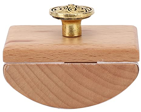 Kalligraphie-Siegelstempel aus Holz, Tintenabsorptionsstempel mit Klarer Textur, Füllfederhaltertinte, Schnell Trocknendes Werkzeug, Stift, Schreibsiegelstempel, um die Ursprüngliche(Holzfarbe)