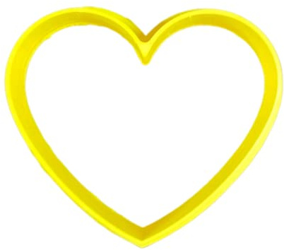 The Cookie Cutter Hub Emporte-pièce en forme de cœur 6 cm