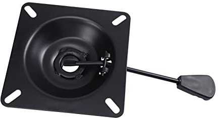 TEHAUX 1pc Hardware Seat Gas Adjustable Parts Plate Office Mechanism Bar Mount Tool Rotating for Tilt Stool Chair Replacement Lift Conting Control Swivel Heavy Executive Desk Base Duty