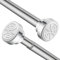 Stainless Steel Extendable Shower Curtain Pole 42-70cm Tension Rods for Curtains Telescopic Curtain Poles No Drilling Adjustable Shower Curtain Rail for Kitchen Cupboard Closet Bathroom Window