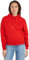 Tommy Hilfiger Damen Hoodie Flag On Chest mit Kapuze, Rot (Fierce Red), XXL