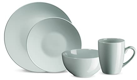 Kombiservice 16-teilig Pastell Selection Mint Geschirrset Steinzeug neuetischkultur
