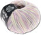 Frida's Wollhaus Lana Grossa 50 g Cool Wool Print Merino Wolle Garn Häkeln Stricken 16 Farben (747 | Zartrosa/Flieder/Ecru/Zartgrau)