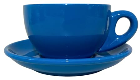 Nuova Point dickwandige Lattetasse PALERMO blau 260 ml - 6 Tassen