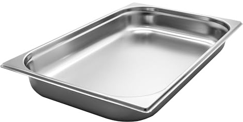 AcMax GN 1/1 Gastronormbehälter GN-Behälter Gastronorm Edelstahl 8,5 Liter Tiefe 65mm