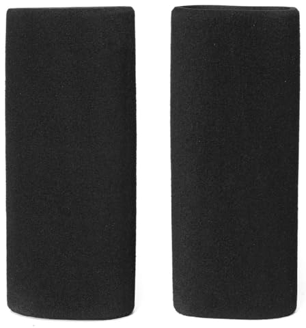 TNSRAY 2 Pezzi Coperture in Schiuma Antivibrante per Impugnature Confortevoli per Moto, comode manopole in schiuma per manubrio della moto, antiscivolo, antivibrazione, diametro interno: 3,17-3,68 cm
