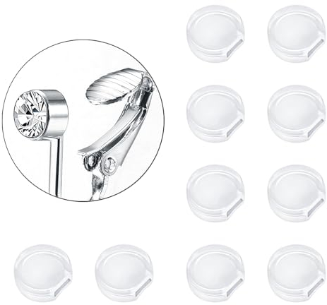 NIUSIMAN 10 Stück Silikon Schutzhülle für gefälschte Bauchnabelpiercing Clip Silikon Clip Case Soft gefälschte Bauchnabelpiercing Silikonhülle nicht verletzt für Bauch
