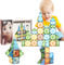 POPOYU 32Pcs Magnetic Tiles for Kids,Magnetic Building Castle Blocks,Magnatiles Blocks 3D Magic Tiles Magnetic Construction Toys,Preschool STEM Educational Toys for Toddlers Girls Boys 3+ Years Old