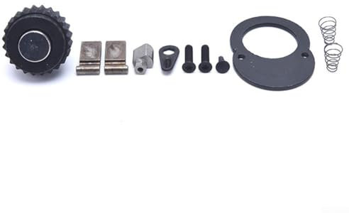 Feld-Reparatursatz für Drehmomentschlüssel, Ratschenkopf, verchromte Schnittstelle, Schwarz, Größe L