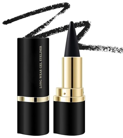 Wasserfester Gel-Eyeliner – Langlebiger Gel-Eyeliner | Langlebiges, Wischfestes Eyeliner-Gel-Make-up-Tool | Multifunktionaler, Hochpigmentierter Gel-Eyeliner Für Damen (Schwarz)