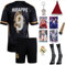IHIMI Mbappe Trikot Kinder #9 Fußballset mit Trikot, Shorts, Socken, 4 Poster, Schlüsselanhänger, Sticker & Weihnachtsmütze Real Madrid Fußballtrikot für Training, Freizeit & Christmas Geschenk (176)