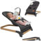 Lionelo June Babywippe für Neugeborene bis 9 kg, bequemer Stuhl mit natürlicher beruhigender Bewegung, ergonomische Rückenstütze, 3-Punkt-Sicherheitsgurt, weiches atmungsaktives Gewebe, leicht &