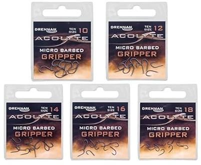 Drennan Fishing Hook - Circle Hook, Size 18, Stainless Steel - Acolyte Hooks