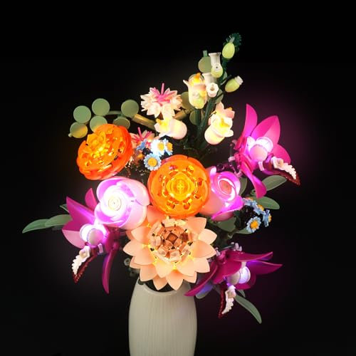LIGHTAILING Set di Luci per Lego-10342 Bouquet di Fiori-Rosa Modello - NON Incluso nel Modello