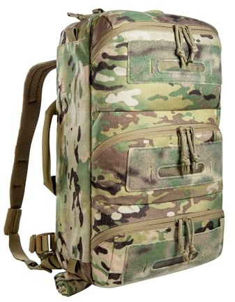 Tasmanian Tiger TT Modular Medic Combat Pack MC 18 Liter Taktischer Medic-Pack Notfall-Rucksack mit herausnehmbaren SRPP-Panels (Tegris) Multicam