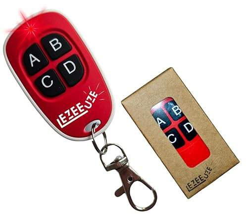 Telecommande Universelle Portail - Telecommande Portail - Bip Portail - Télécommande copieuse - telecommande Garage - Code Fixe 433.92 MHz - Compatible Novoferm Novotron 502 - Gaposa QCT4