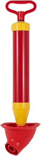 Grillix Stantuffo per WC ad Aria Compressa, Pompa Stura Scarichi a Pressione, Potente Disgorgante, per WC Lavandino, Vasca da Bagno