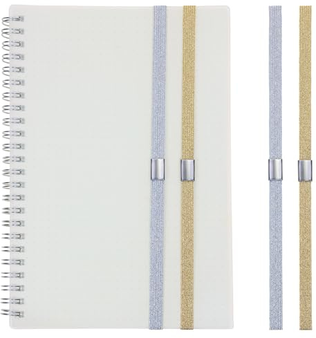 Mini Skater Elastic Planner Bands Book Page Markers for Hardcover Journal Notebook Book Lovers- Stretchy Closure Reading Straps to Holds Planner Closed, Fit Notebooks from 8 to 11” in Height, Pack of