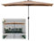 GUOGLZ Sombrilla De Pared De Jardín 200x100 Cm, Parasol De Terraza Con Manivela, Anti-UV Para Terraza Balcón