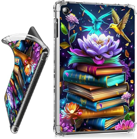 RWUTYTIUL Funda transparente para tablet Amazon Kindle Fire Max 11 (13ª generación 2023) de 11 pulgadas, carcasa protectora transparente a prueba de golpes, ligera, accesorios de TPU para mujeres y