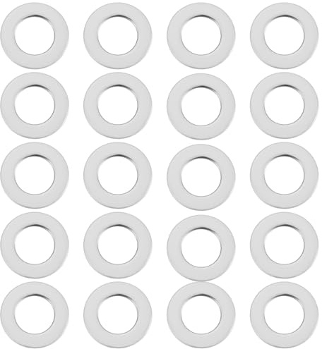 LT Easiyl 20pcs M6x12x0.5mm Stainless Steel Bicycle Disc Brake Rotor Washers Compatible with Brake Rotors