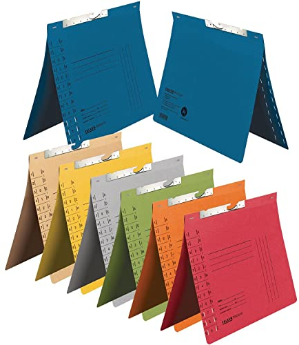 Elba Pendelhefter 100560081 DIN A4 Gelb Art der Heftung: Amtsheftung 250 g/m², 10 Stück