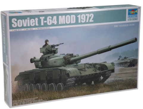 Trumpeter 01578 Modellbausatz Soviet T-64 MOD 1972
