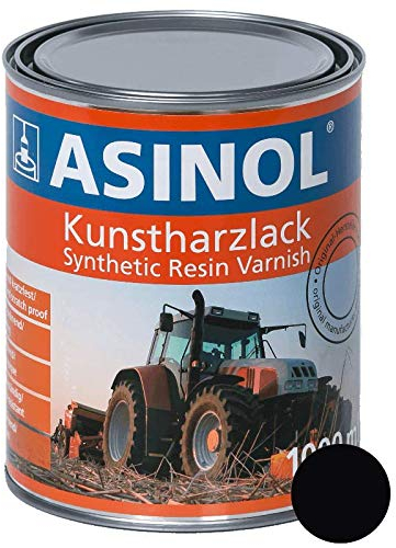 ASINOL UNIMOG SCHWARZ MATT 1.000ml Lack FARBE Kunstharzlack