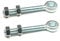 Wyre Direct 2pcs Adjustable Garden Gate Hinges Eye Bolts, Galvanised Gate Bolt - Eye Bolts Heavy Duty Design, Nuts and Bolts Included - 16mm X 150mm Long 6 Pair M16 Bolts And Nuts