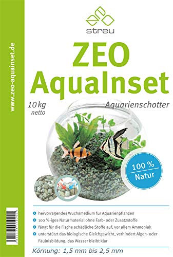 Zeolith Aquariumkies Aquarien Schotter Wasser Filter Kies Kiesalternative Algenvernichter Naturmaterial Kiesersatz