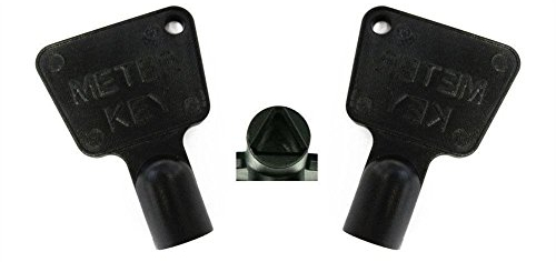 2X Gas and Elecrtic Meter Utility Box Cupboard Triangular Key Meter Key Meterkey