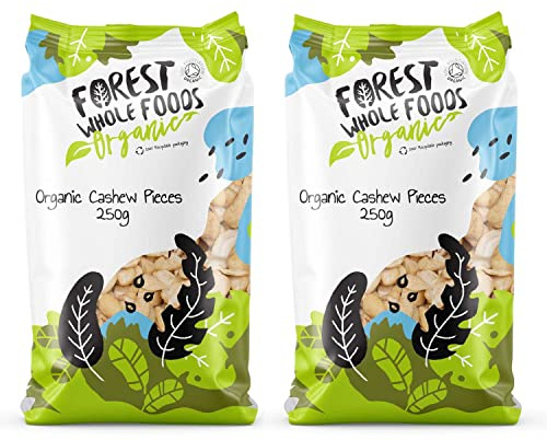 Forest Whole Foods Organic Cashew Nut Pieces 500g