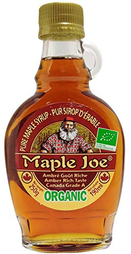 Maple Joe Pur sirop d'érable, bio - Le bouteille de 250g