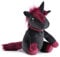 corimori 1849-002 1849 - „Ruby“ das Punk-Einhorn Plüschtier Kuscheltier Stofftier, Kinder Baby Jungen Mädchen, 26cm, Schwarz