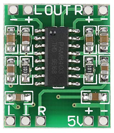 5 stücke Leistungsverstärker Bord 3 Watt + 3 Watt Typ D PAM8403 Digital Audio Verstärker Endstufenmodul 2,5 V-5,5 V Dual Channel Hohe effizienz 90% USB powered MEHRWEG VERPACKUNG