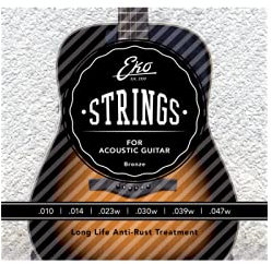 Eko - CORDE CHITARRA ACUSTICA BRONZE 10-47 LIGHT SET/6