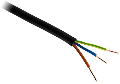 Zenitech - Cavo di alimentazione U1000R2V 3G6 Nero - 100 m